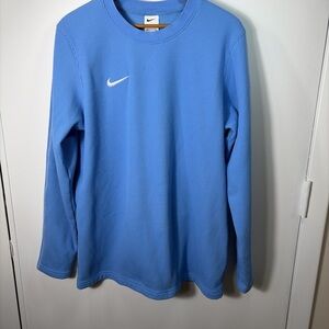 Nike Sky Blue Crew Shirt Dri Fit team player issued medium